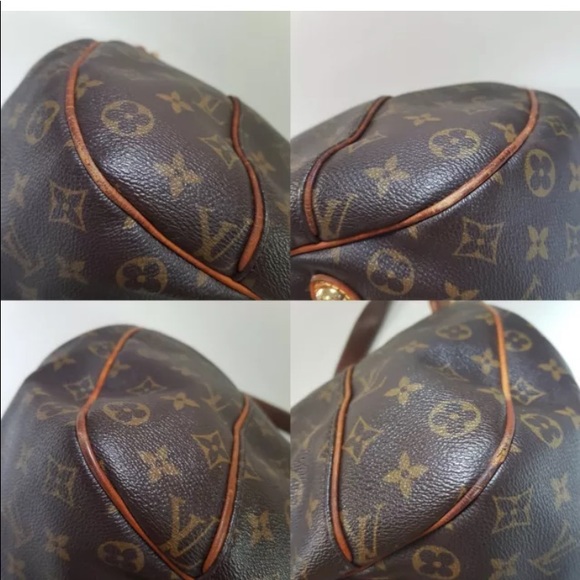 AUTH Louis Vuitton Tote bag Galliera PM Brown Monogram MI4028 On Sale Vintage LV - Picture 5 of 14
